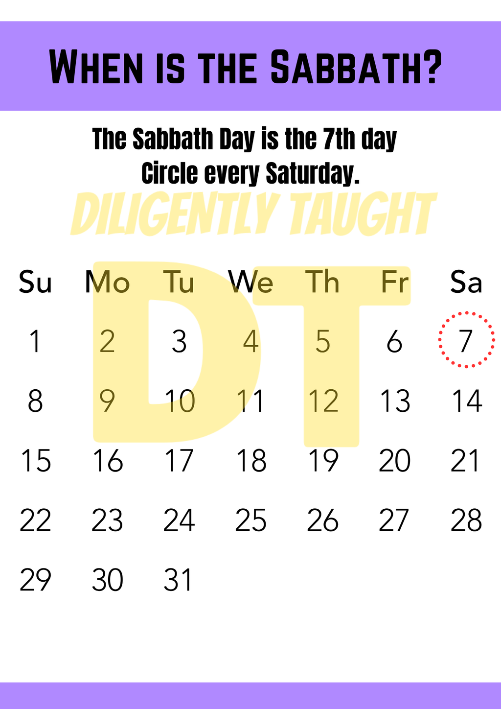 Sabbath Workbook