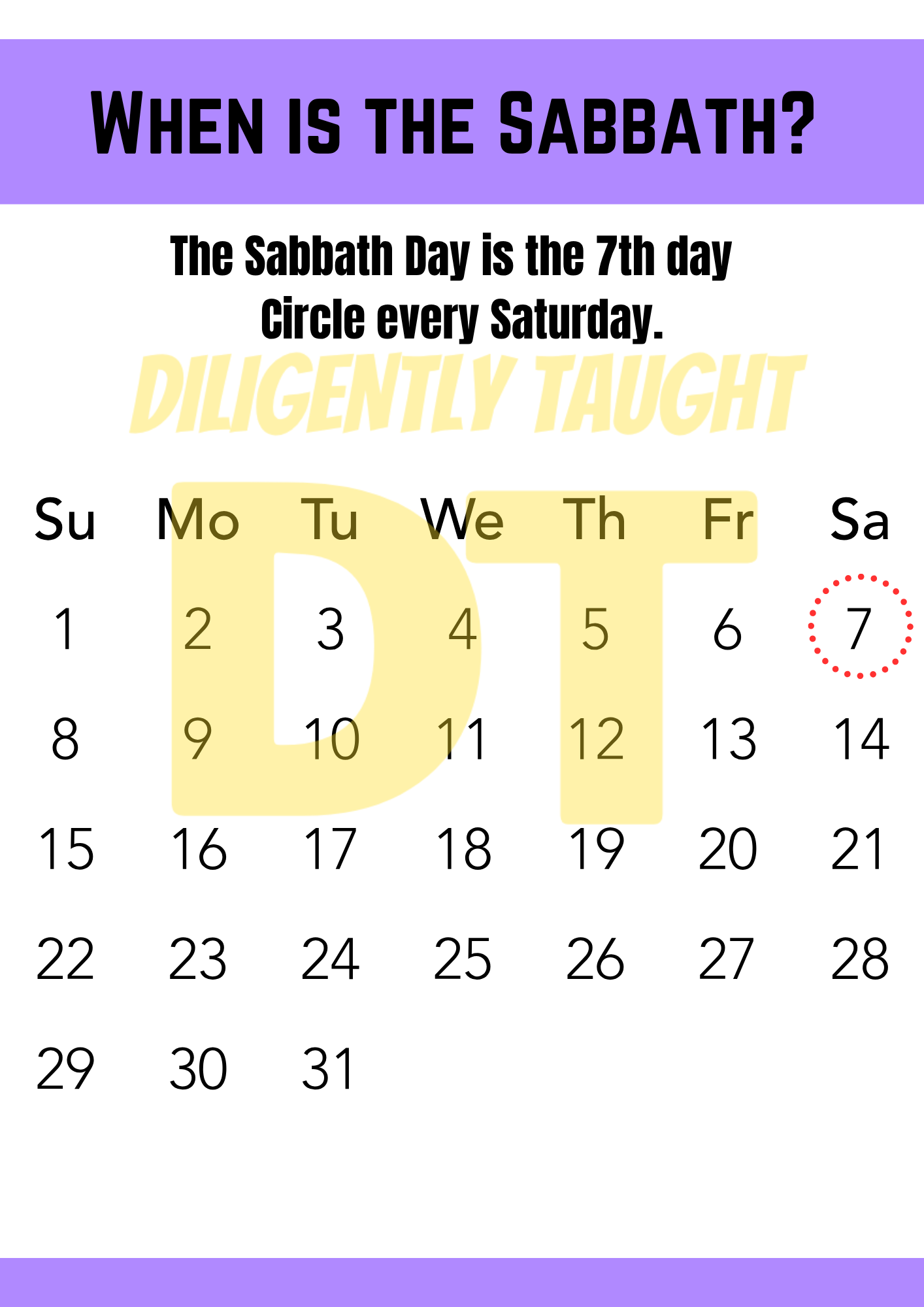 Sabbath Workbook